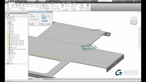 autodesk inventor sheet metal|inventor unfold sheet metal.